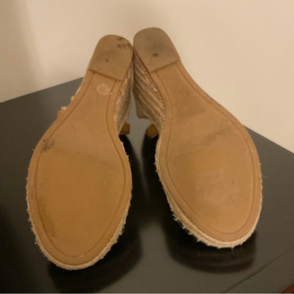 Tory Burch Color Block Wedge Espadrille Sandals - Picture 9 of 13